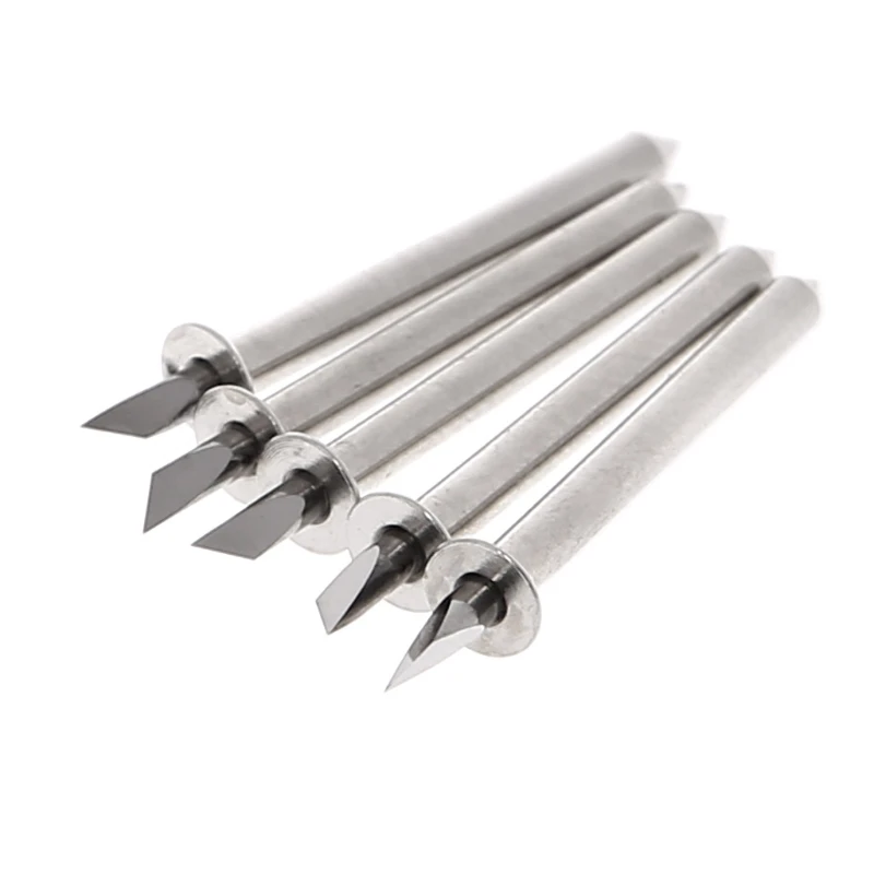 

5Pcs Cemented Carbide Blade Cutting Plotter For Vinyl Film Cutter 25x2mm Quality Oct10