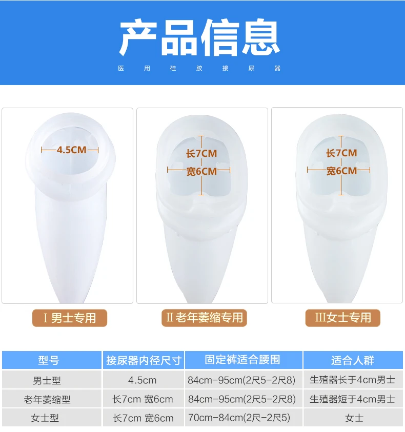 Мочеприемник для пожилых мужчин/женщин силиконовый мочеприемник мочеприемника