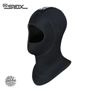Водонепроницаемая Неопреновая шапка SLINX 1308, 5 мм, для подводного плавания, рыбалки, подводного плавания, шеи, маска на все лицо, капюшон