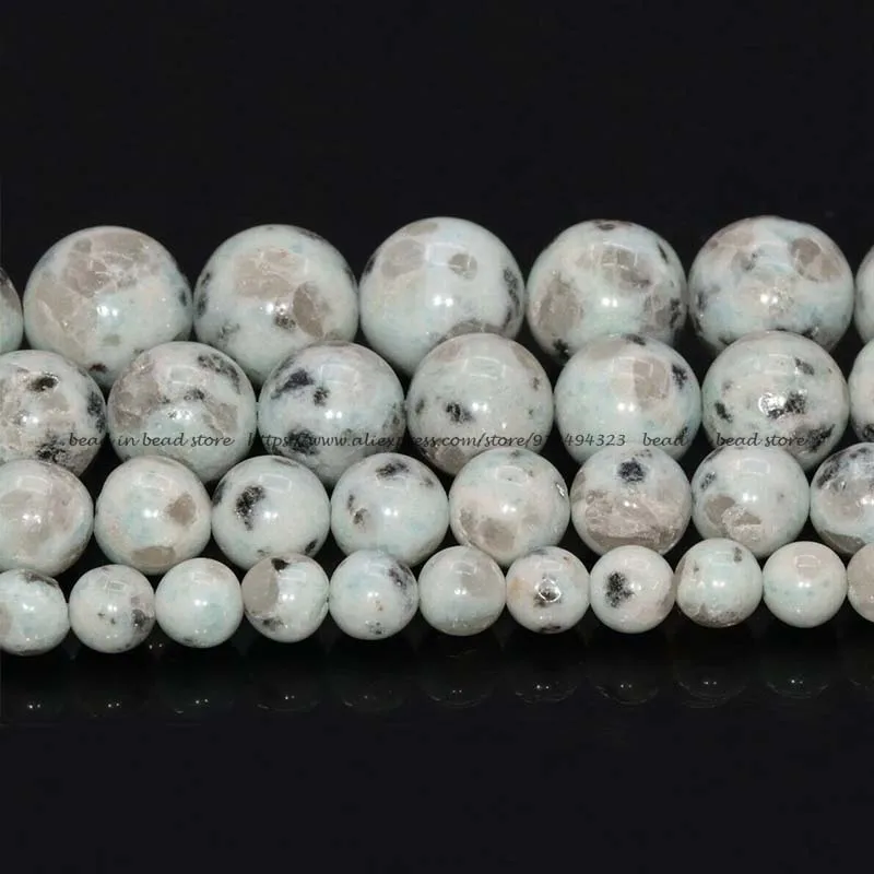 Зеленые Бусины из яшмы киви круглые свободные бусины-разделители стандартное