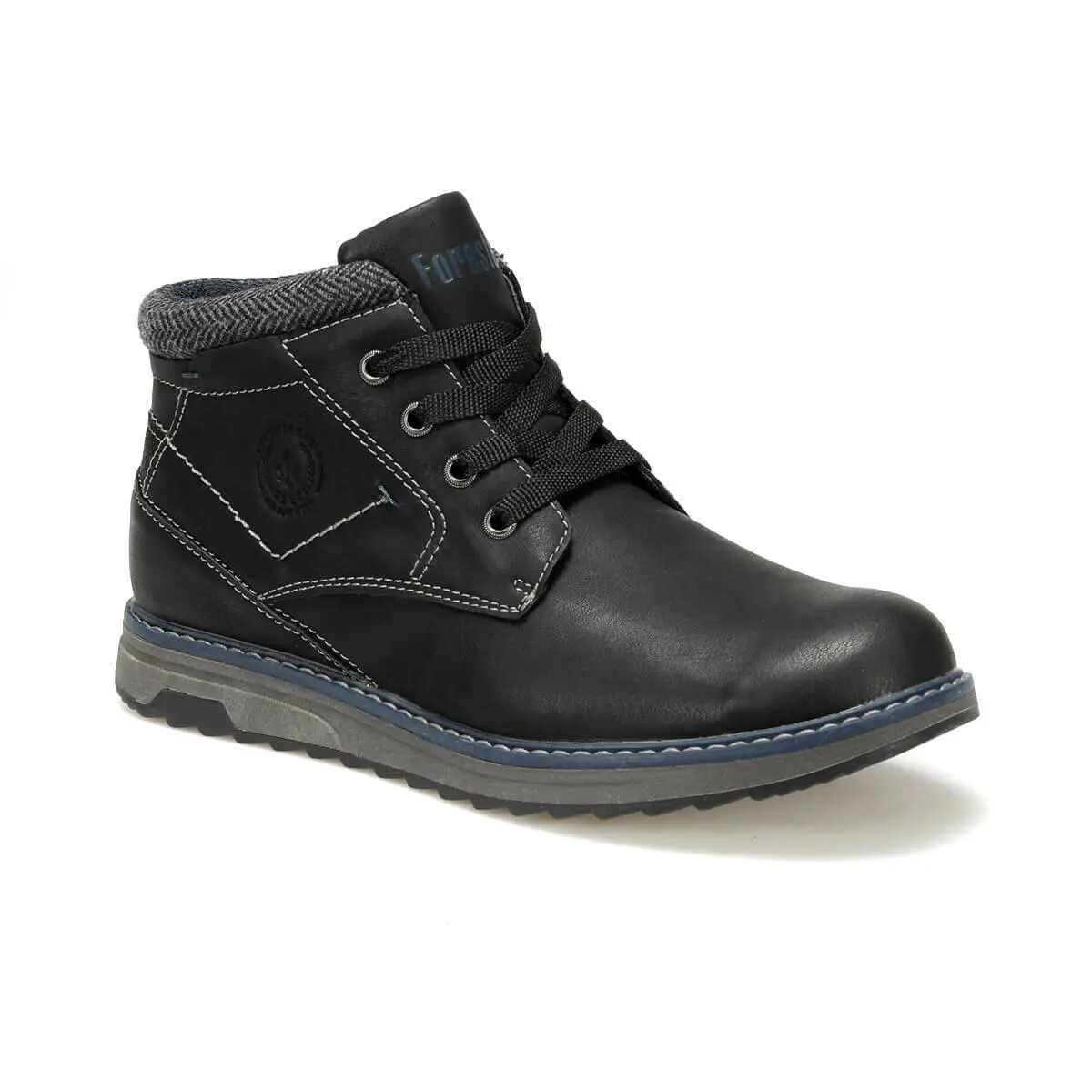 

FLO SD9907-1 Black Men Boots Forester