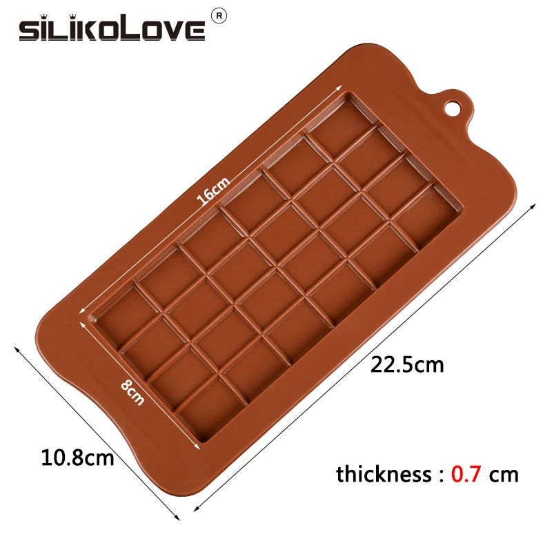 Силиконовые квадратные формы SILIKOLOVE для выпечки шоколада 3d торта высокое