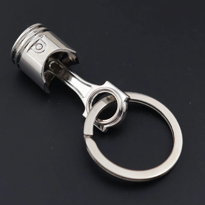 Personalisierte Auto Motor Kolben Keychain Anhänger Auto Änderung Kreative Geschenke Schlüssel Ring für Männer Jungen Treiber Auto Liebhaber – Detail 5