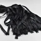 Галстук-бабочка 1,2 см, черный Регулируемый, сделай сам, для взрослых, детей, мужчин, женщин, для свадьбы, завязка для галстука-бабочки, эластичная лента максимум 45 см