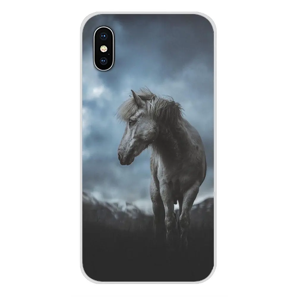 Фредерик большая красота Лошадь мягкий прозрачный чехол для Apple iPhone X XR XS 11pro MAX 4S 5C