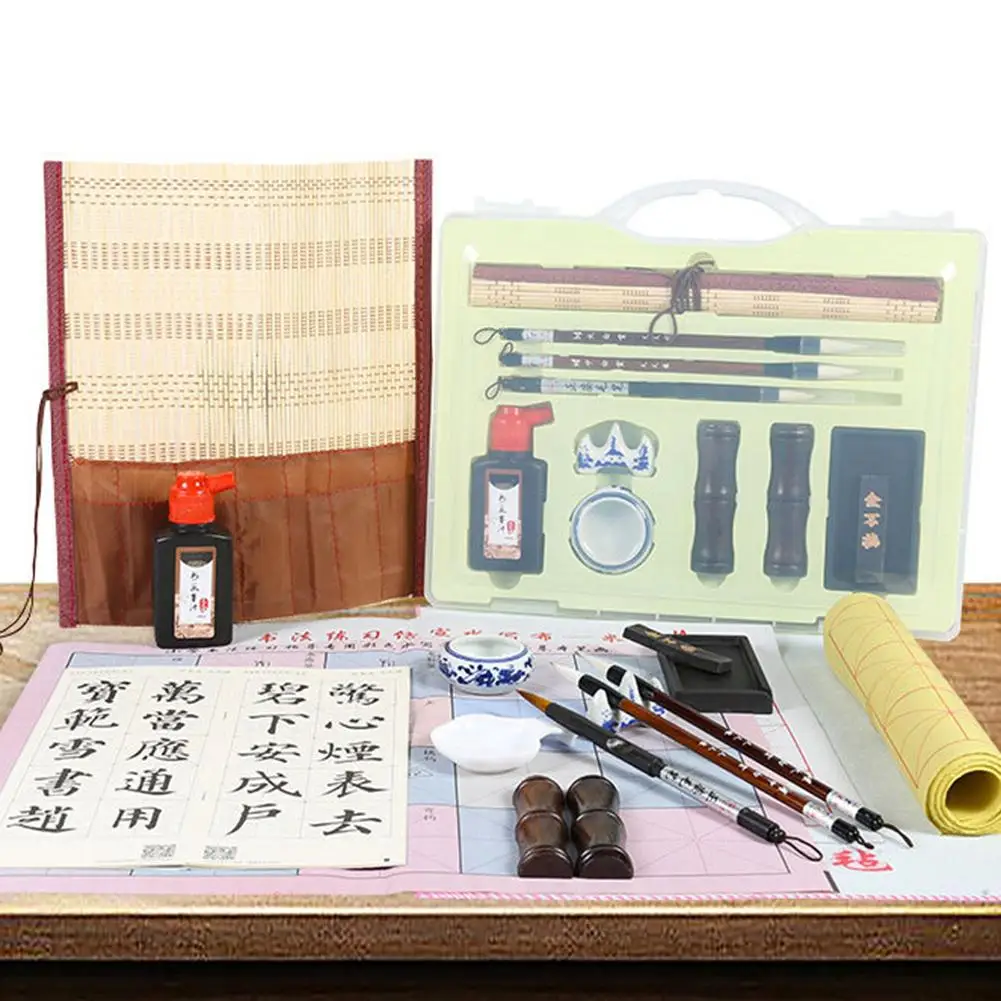 Кисточки для письма Набор держателей чернил китайской каллиграфии инструмент