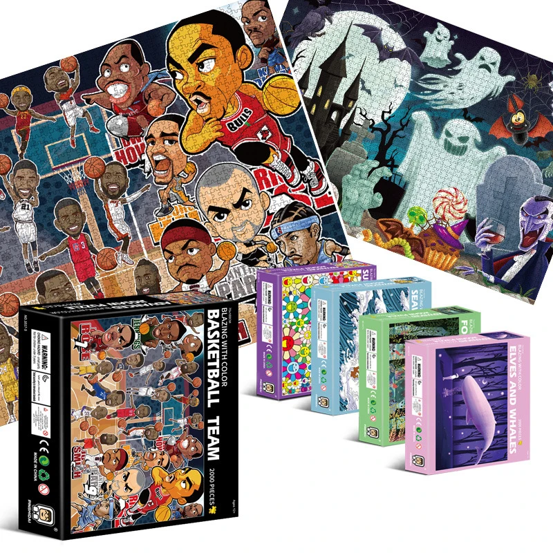 Пазлы 2000 элементов для взрослых подростков игра головоломка произведения