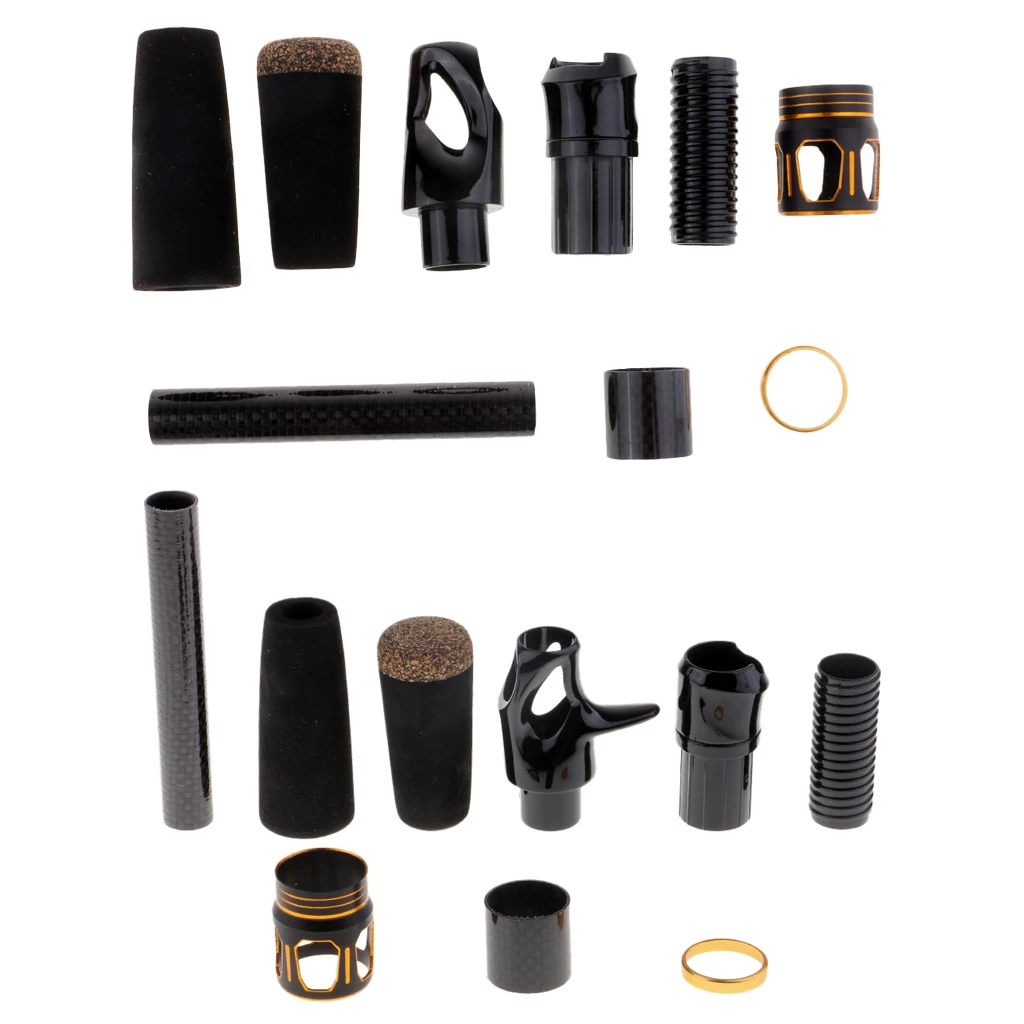 Черная эва литая спиннинговая ручка для рыболовной удочки с спиннинговым