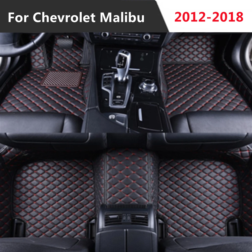 

Кожаный Автомобильный напольный коврик для Chevrolet Malibu (2012-2018) 2013-2014-2015-2016-2017