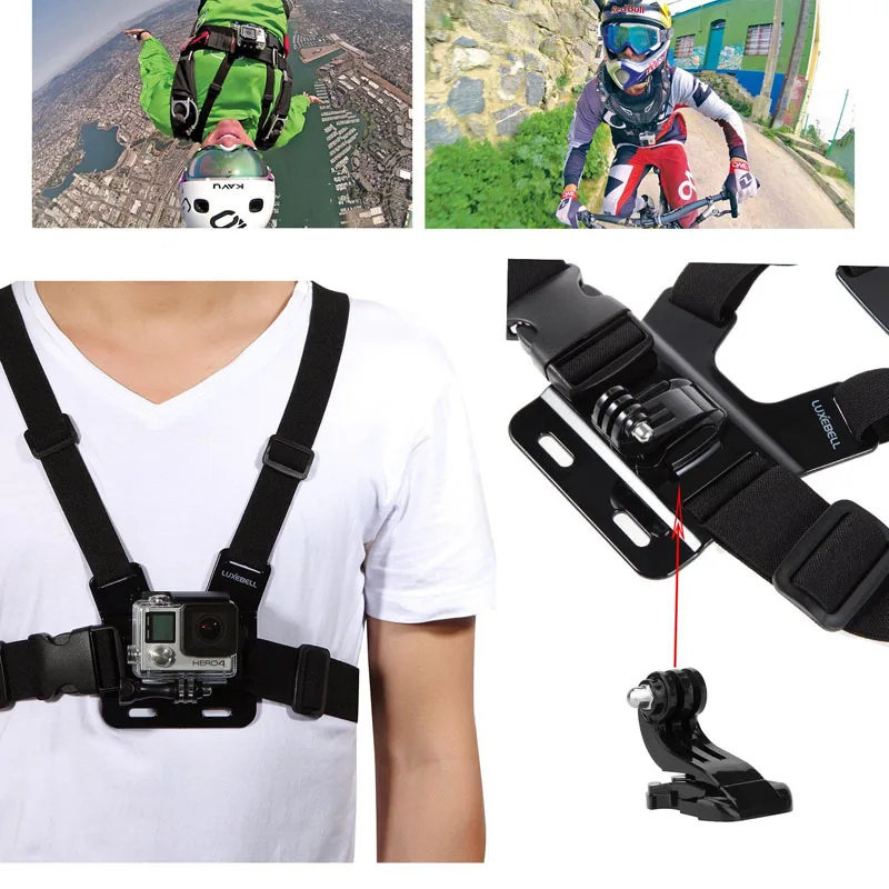 Набор аксессуаров для экшн камеры Go Pro Hero 9 8 7 6 5 4 3 +/3 Gopro SJ4000 SJ8000 SJ7 SJ8 Xiaomi Yi Soocoo Eken