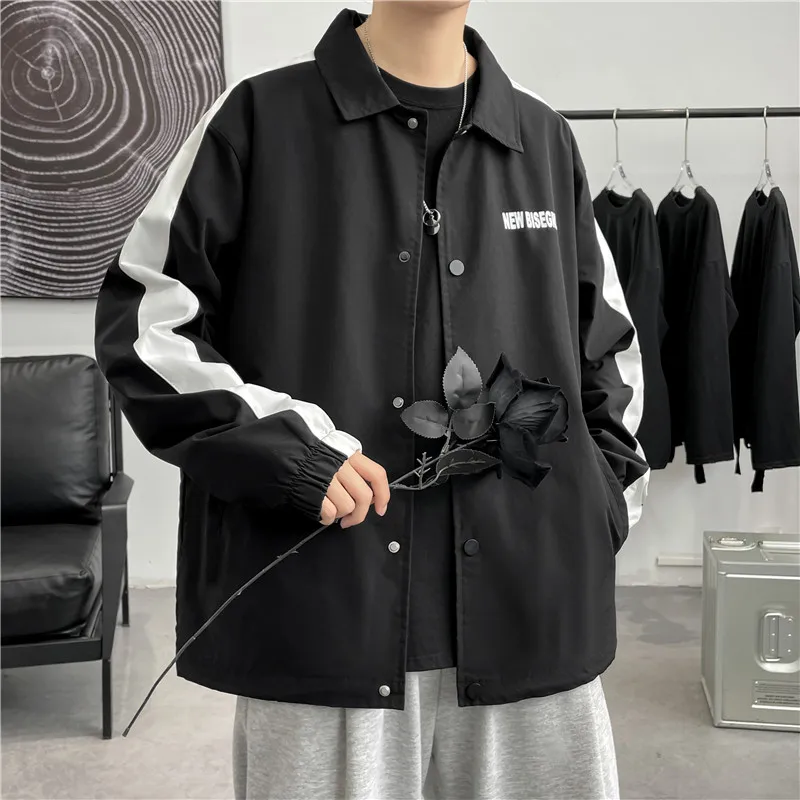 Осень 2021 Новое поступление высококачественные повседневные мужские свободные