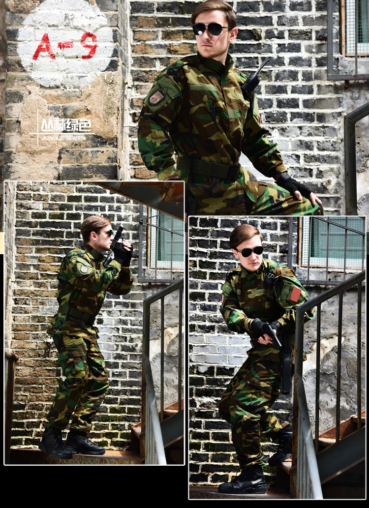 Тактический Ghillie костюм камуфляжная охотничья одежда рубашка+ брюки Мультикам военные армейские тренировочные костюмы страйкбол мужская одежда