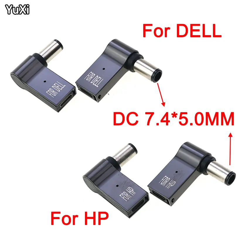 

YUXI 1PCS ​100W USB Type C Fast Charging Adapter Plug Connector Universal USB C Laptop Charger Converter for Dell Hp