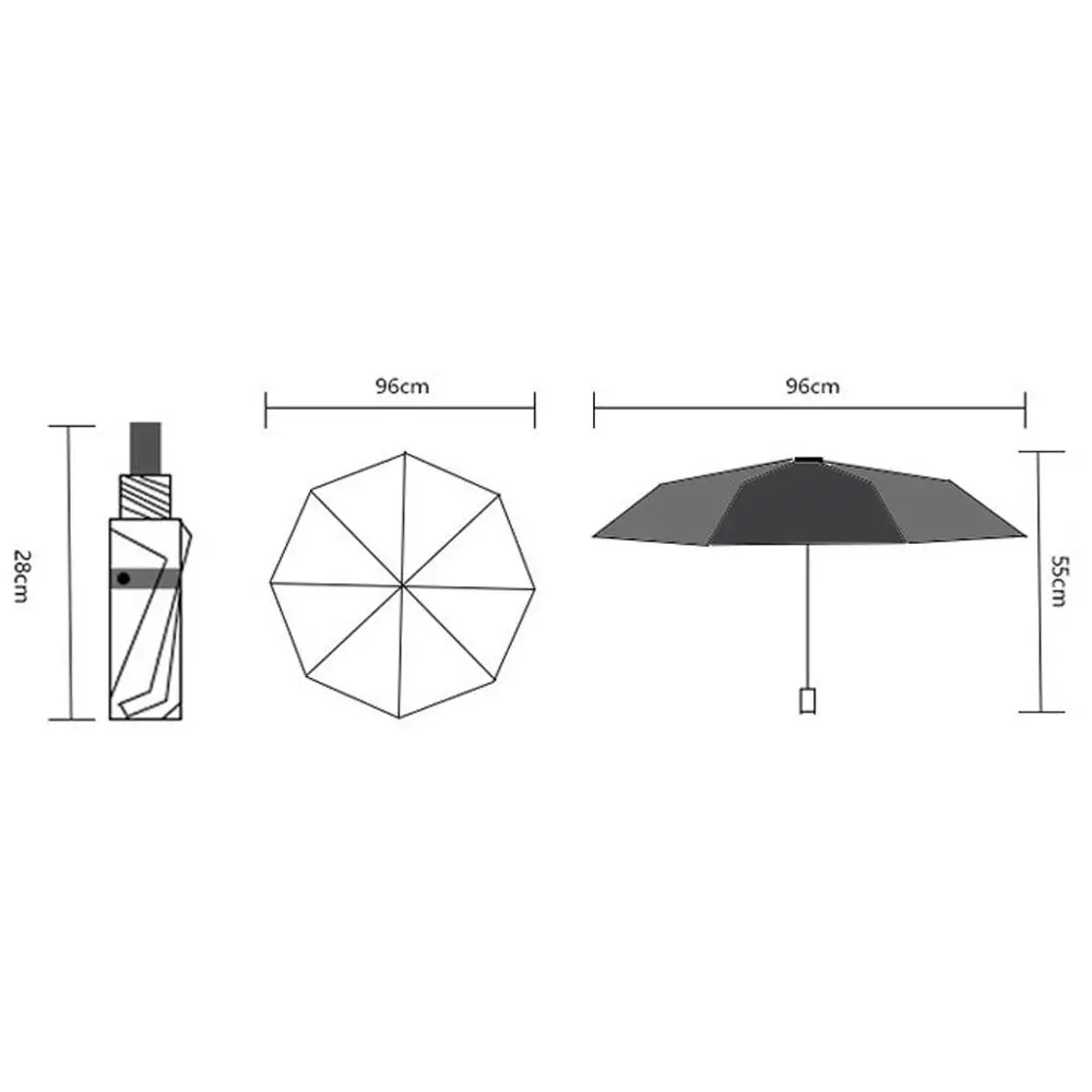 Umbrella Windproof Double Layer Inverted Umbrellas Reverse Folding UV Protection Fully Automatic Sunshade And Rain A40 | Дом и сад