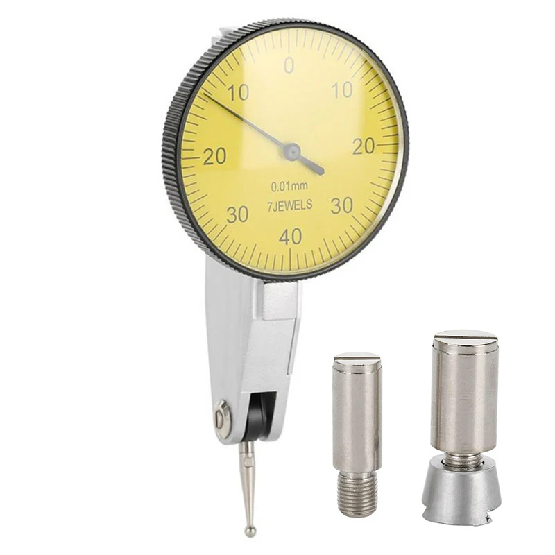 Hot 0-0.8Mm Lever Dial Indicator Meter Tools Kit Test Gage With Grey Case Precision 0.01Mm | Инструменты