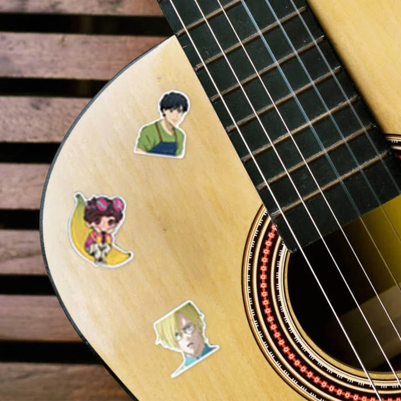 

100Pcs BANANA FISH Stickers For Laptop Luggage Motorcycle Suitcase Skateboard Car PVC Waterproof Decals Pegatinas