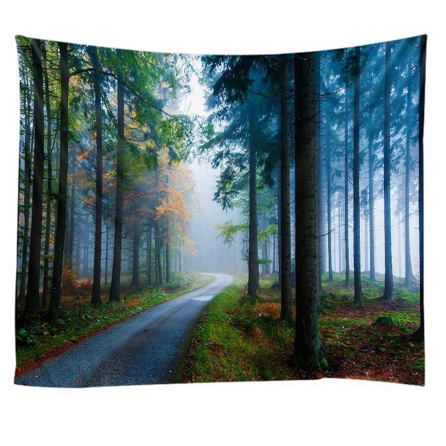 Горячая Распродажа Гобеленовые декорации с лесными лесами Декорации для сцены