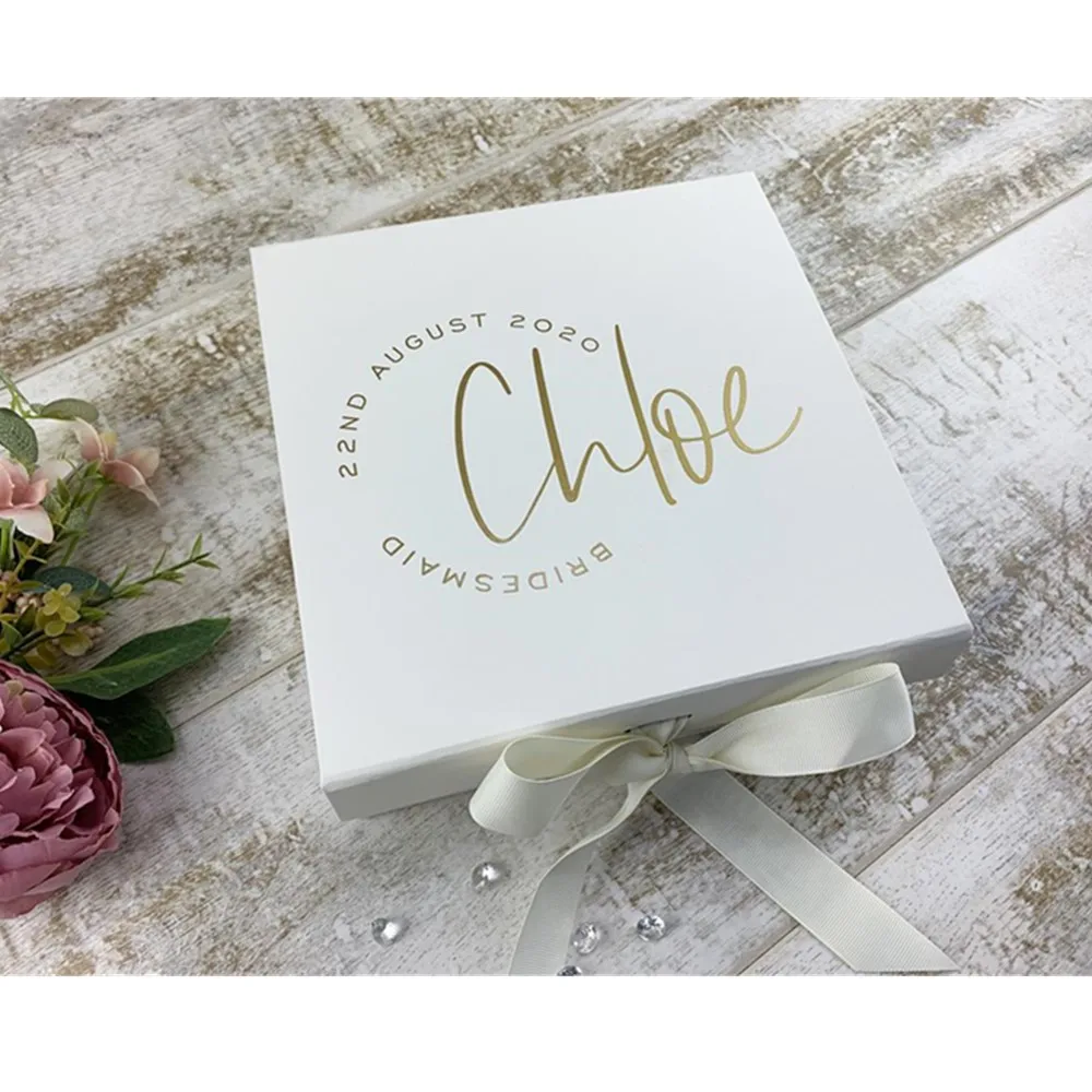 

Personlised Wedding Box Bridesmaid Proposal Gift Box, Bridesmaid Gift Box, Thank you Gift box, Will you be my bridesmaid box