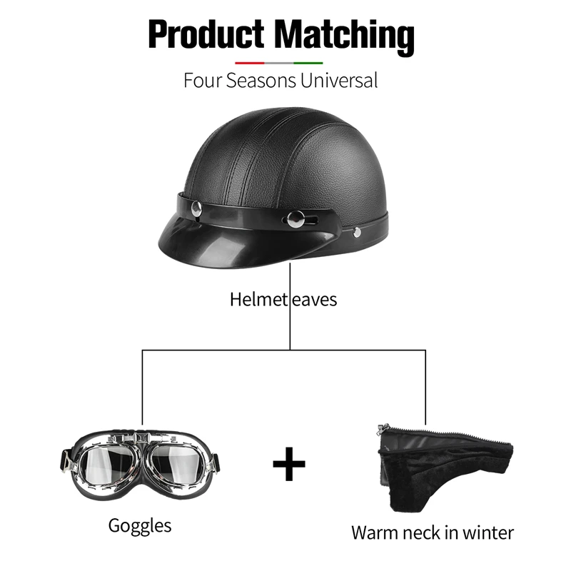 Велосипедный шлем открытое половинное лицо с очками Женский для дорожного