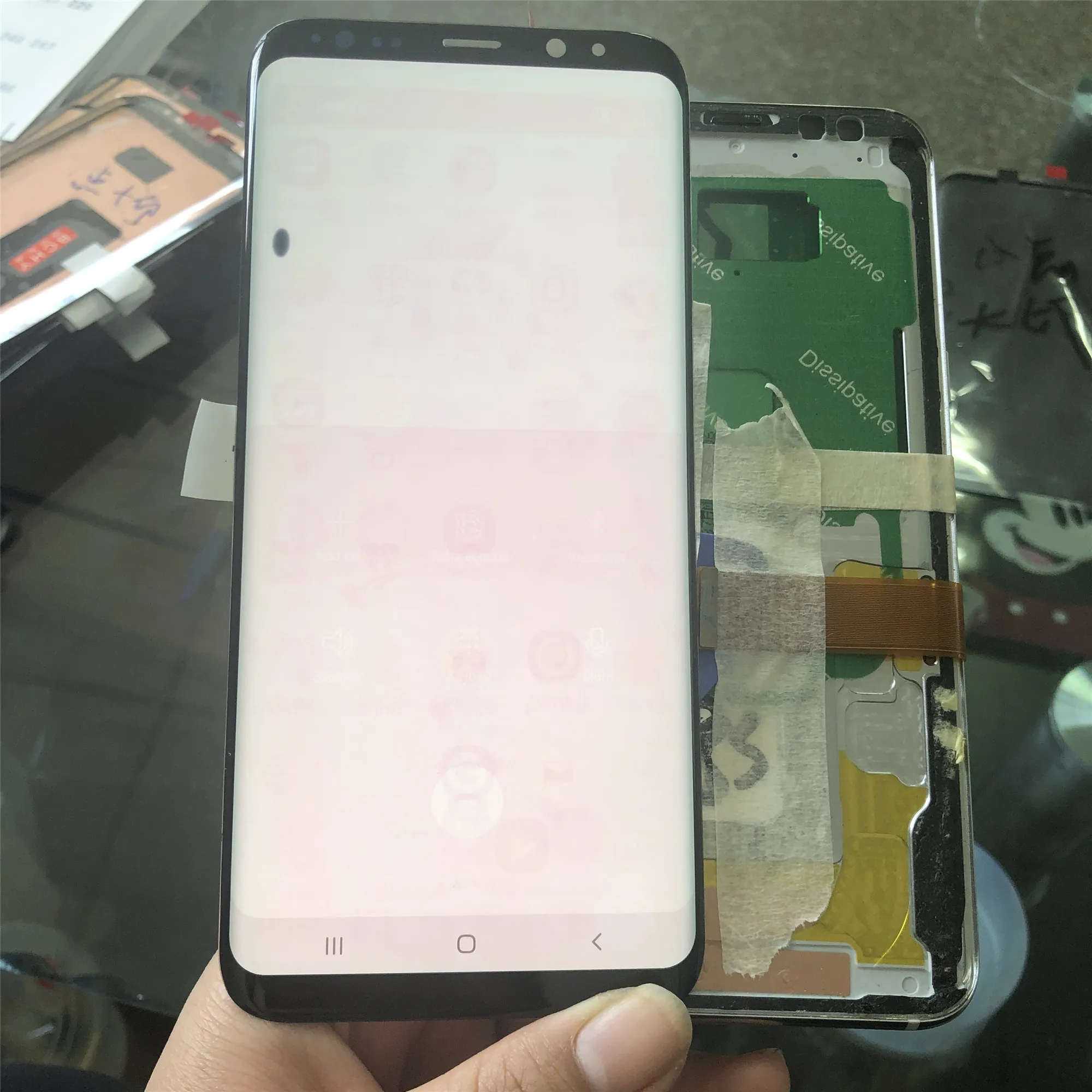ЖК дисплей для Samsung Galaxy S8 + PLUS plus G955fd G955F G955 битые пиксели с сенсорным экраном