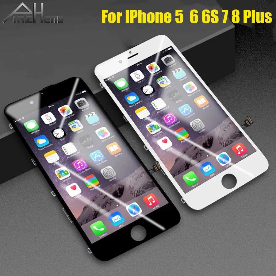 ЖК дисплей PINZHENG AAAA для iPhone 5 7 6S 6 Plus экран 8 3D сенсорный с инструментами|Экраны