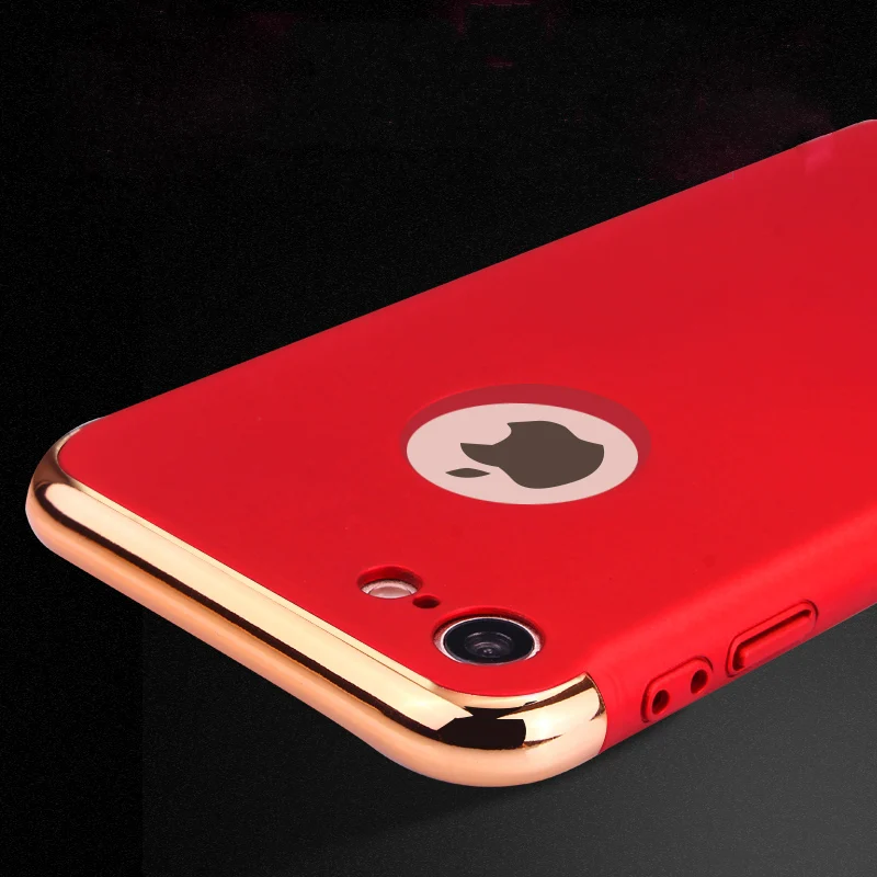 Жесткий чехол из поликарбоната для iPhone 6 s Plus 11 12 Pro Max роскошный армированный 3 в 1 X