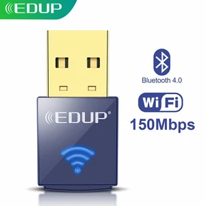 EDUP 150 м USB Wi-Fi Bluetooth адаптер 2,4 ГГц Беспроводной мини Wi-Fi внешний приемник Wi-Fi USB Ethernet сетевой карты для ПКноутбук