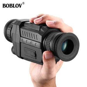 BOBLOV HD цифровой Монокуляр ночного видения 5x40 Инфракрасная камера ночного видения 720P видеовоспроизведение 8G Охота и скаутинг игра