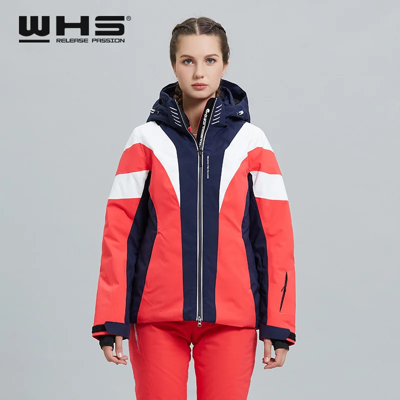 WHS Skiwear Женская зимняя спортивная ветрозащитная водонепроницаемая дышащая и