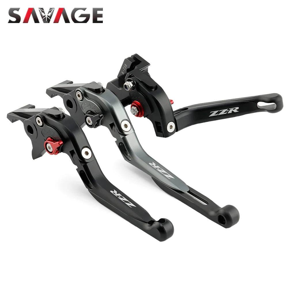 

ZZR Brake Clutch Levers For KAWASAKI ZZR1100 1990-1998 ZZR1200 2002-2005 Motorcycle Adjustable Folding Extendable ZZR 1100 1200