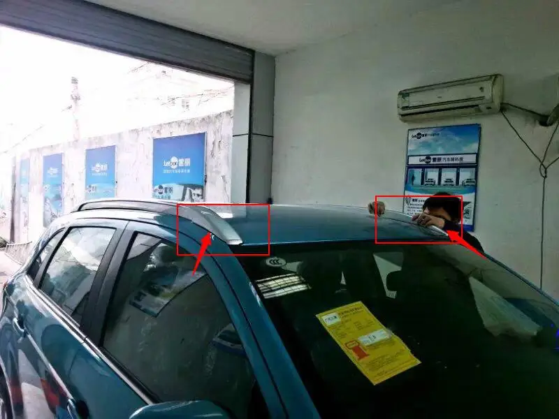 Высококачественный ABS хром для Mitsubishi ASX 2013- багажный чехол для барбекю аксессуары для стайлинга автомобилей - Цвет: before 2pcs B