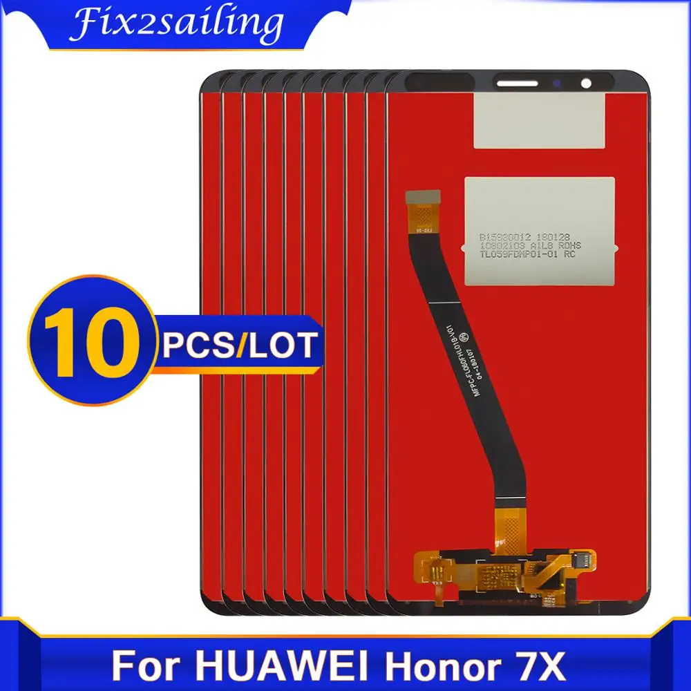10 шт. 100% протестированный ЖК дисплей для Huawei Honor 7X Φ 5 93 дюймов Mate SE сенсорный экран