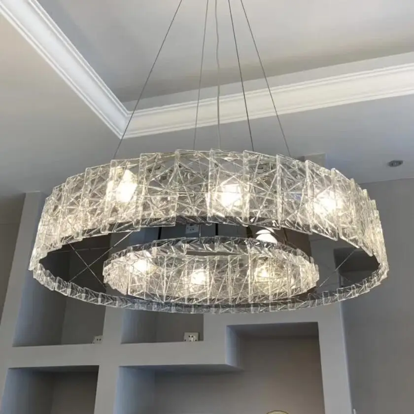 Хрустальная люстра современная стеклянная ручной работы для американского