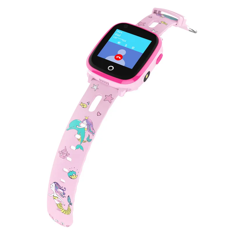 Детские GPS трекер 4G Смарт часы водонепроницаемые IP67 видеозвонки SOS WIFI LBS