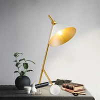 sarok modern table lamp design white marble base desk light home bedside led decorative for bedroom foyer study office