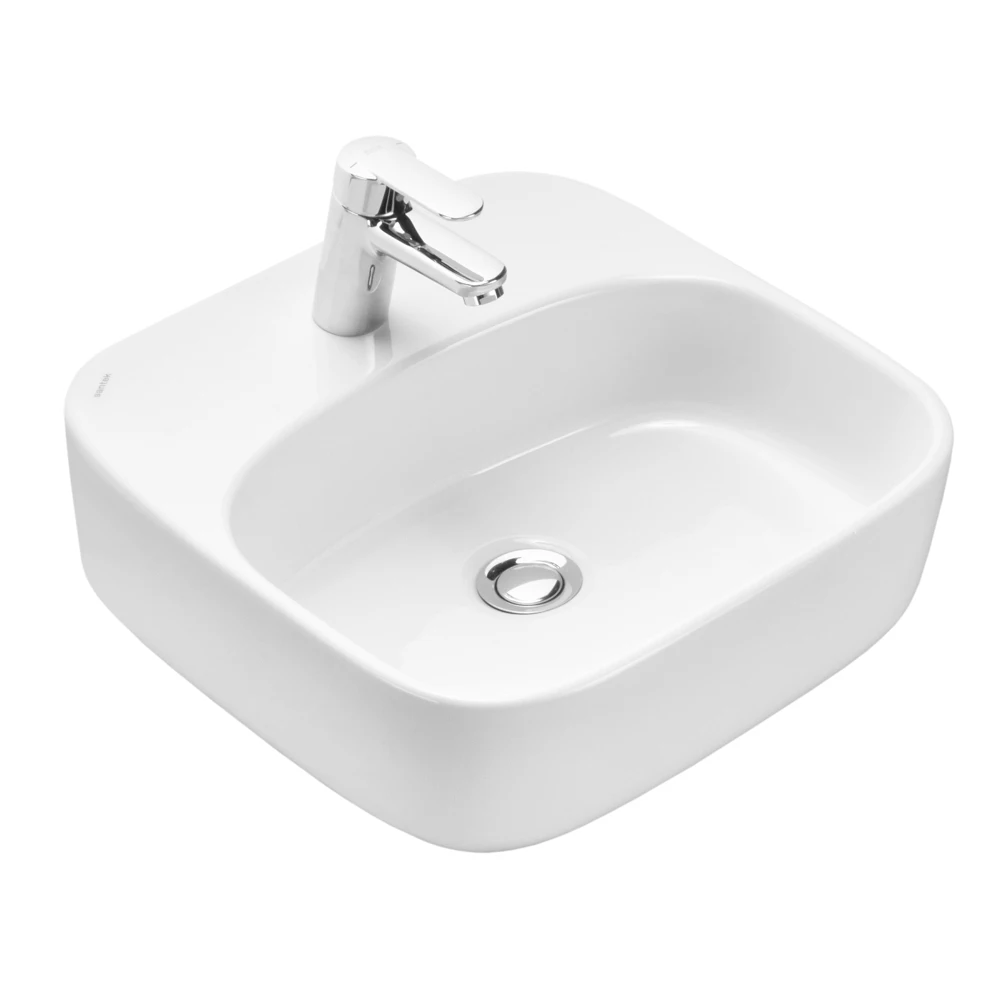 Раковина Santek Одри Soft 420х420 1.WH50.1.709 отверстие под смеситель |