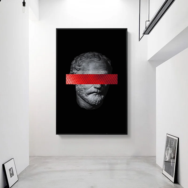 

HD Poster Print Canvas Painting Nordic Statue Large Size Printing Home Decoration Wall Art Picture for Living Room Free Shipping