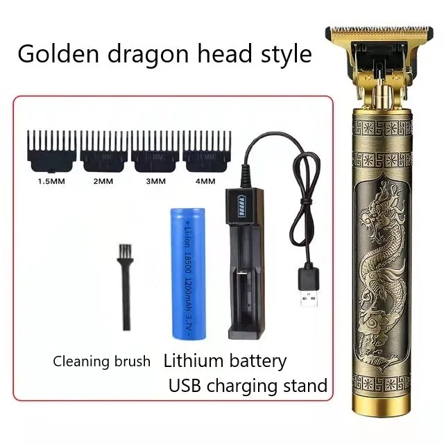 Парикмахерская Бритва для мужчин перезаряжаемая в стиле ретро искусственная