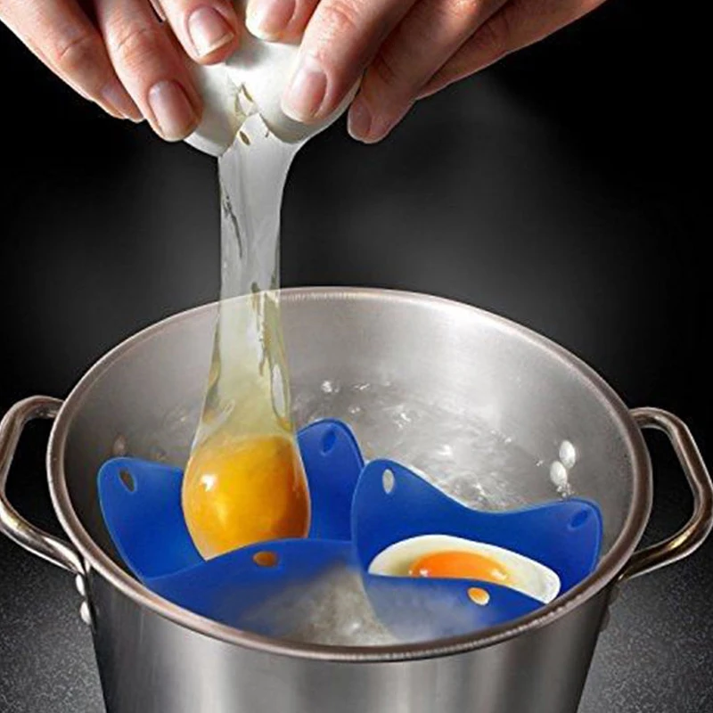 

1pc Silicone Egg Poacher Poaching Pods Egg Mold Bowl Rings Cooker Boiler Kitchen Cooking Accessories Pancake Maker