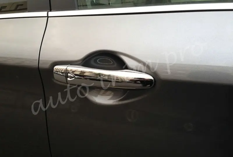Хромированная Защитная крышка для дверной ручки подходит Nissan Qashqai J11 Rogue