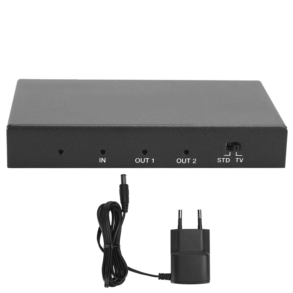 1x2 4K 18 Гбит/с HDMI сплиттер видео адаптер переключатель ТВ монитор (ЕС 100 240 В) Лидер