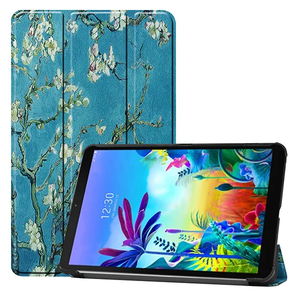 Магнитный чехол для LG G PAD 5 LM-T600L/T605L смарт-чехол из искусственной кожи для LG G PAD 10,1 дюймов планшет T600 T605 защитный чехол-книжка - Цвет: MH