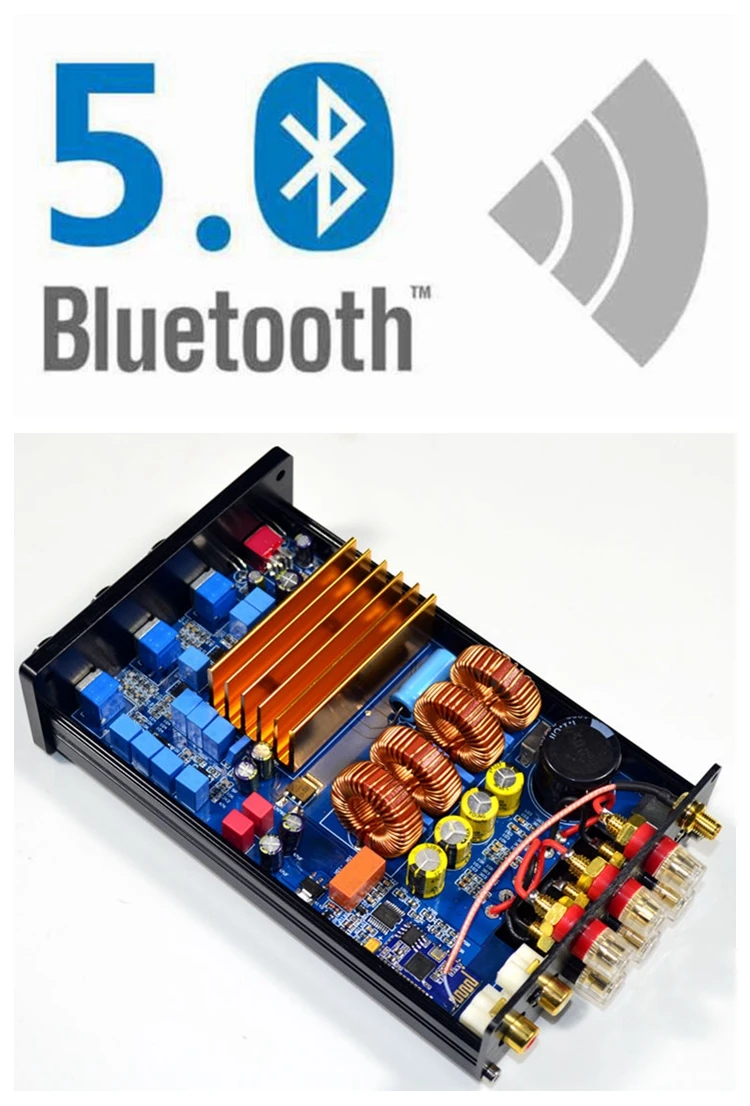 2,1 усилитель Bluetooth 4,2/5,0 TPA3255 высокой мощности класса D Hifi Цифровой усилитель мощности 150 Вт+ 150 Вт+ 300 Вт