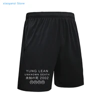yung leans unknown death sad boy printed men sports 2021 summer running shorts high quality short pants for fans top 08923