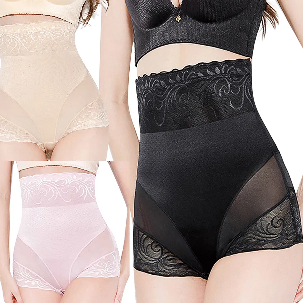 Корректирующее женское нижнее белье женские трусы с завышенной талией удобные