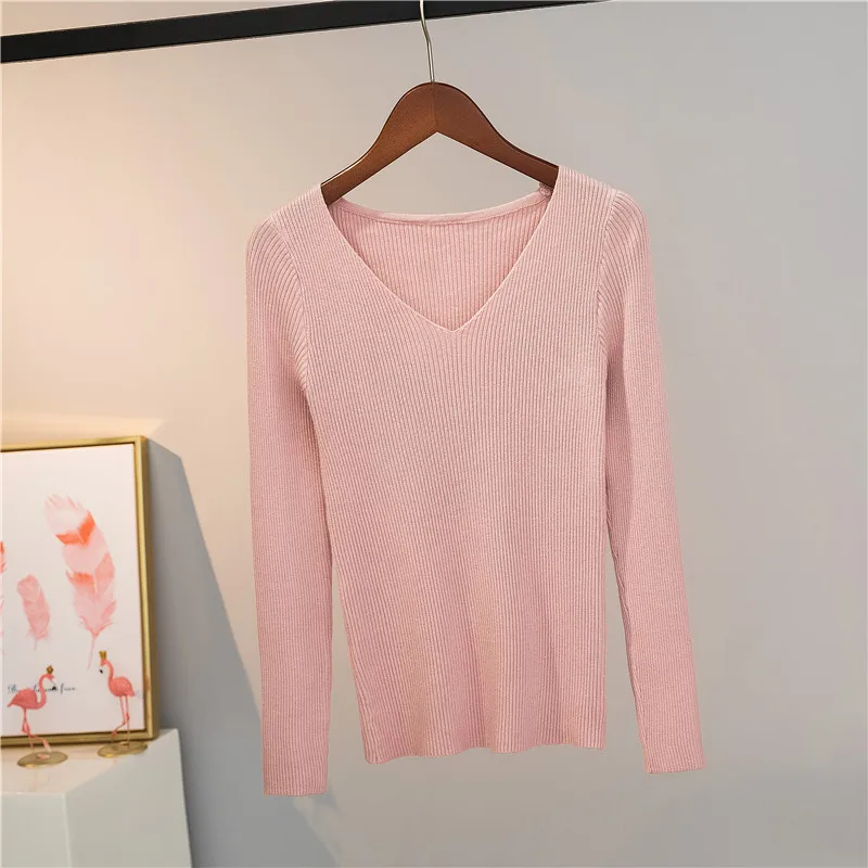 

style brought in by the spring and autumn period and the joker v-neck sweater knitting coat of cultivate morality