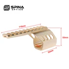 Тактический Универсальный пистолет Glock Red Dot Scope Mount алюминиевая верхняя направляющая Пикатинни для G17G18G19 тип цвета шампанского