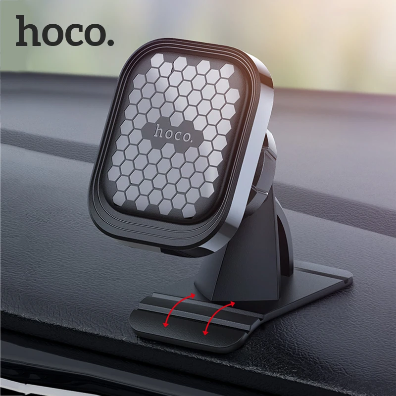 Магнитный автомобильный держатель HOCO для телефона подставка в автомобиле с