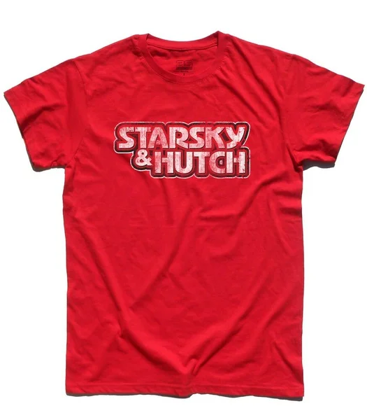 

Mens T-Shirt Starsky & Hutch Logo antichizzato years 70 Ford Gran Torino DOBEY