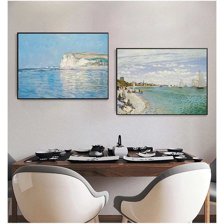 Картины для гостиной спальни столовой кафе известный Клод Моне Картина на холсте